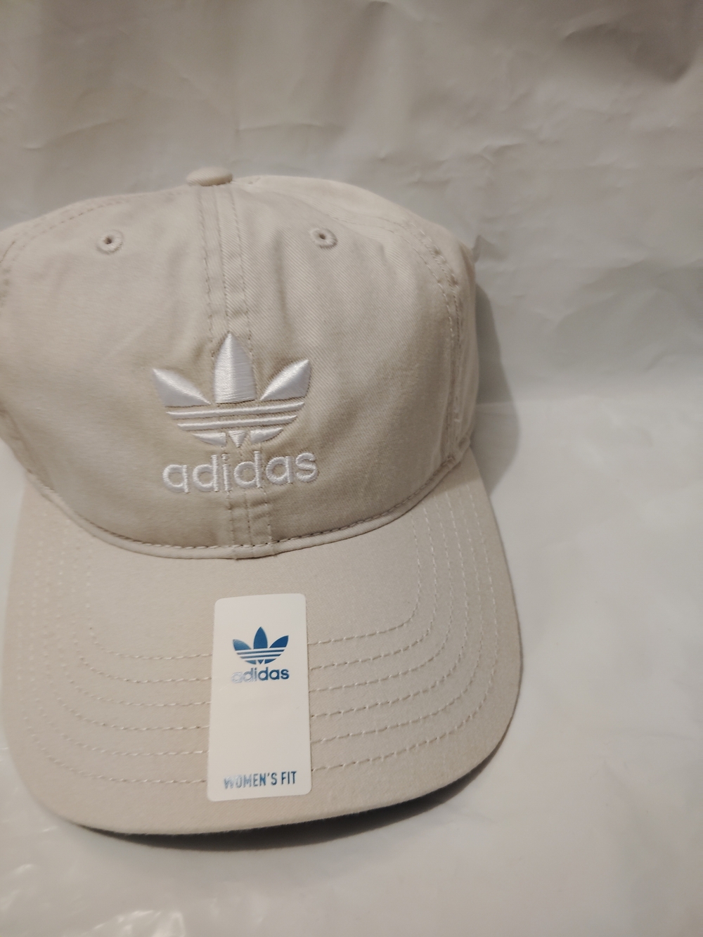 adidas Kids Beige Trefoil Cap